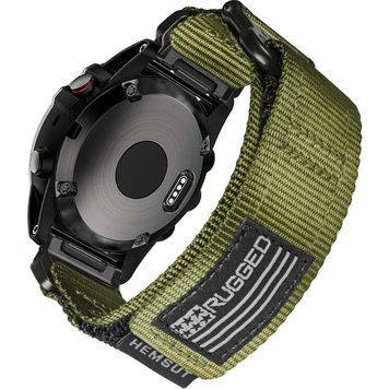 Ремінець для годинника Hemsut HGA125 Super Rugged Garmin Green 26 mm 1051-1308 фото