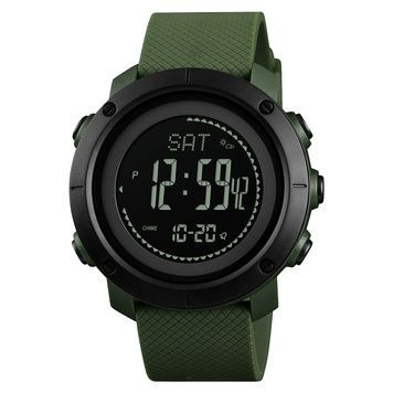 Skmei 1427AG Army Green + Compass 1080-0842 фото
