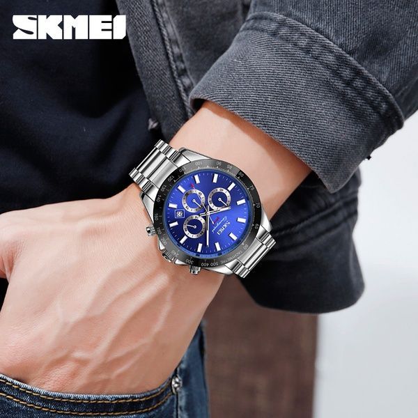 Skmei 9259SIBU Silver-Blue 1080-2739 фото