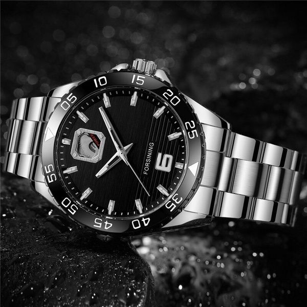 Forsining 8200 Silver-Black 1059-0145 фото