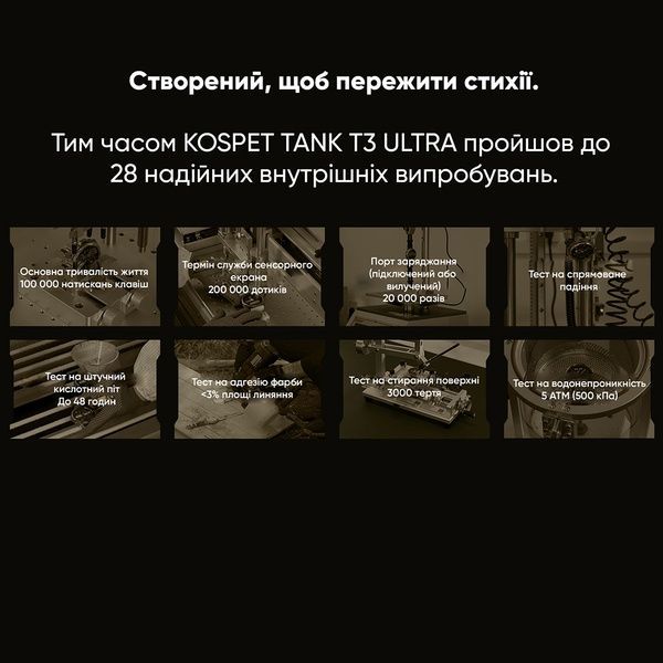 Kospet TANK T3 ULTRA Silver 1077-0296 фото