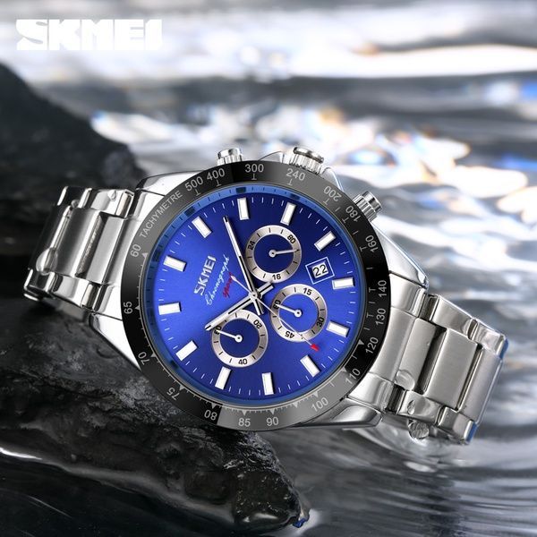 Skmei 9259SIBU Silver-Blue 1080-2739 фото