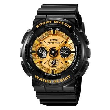 Skmei 2118BKGD Black-Gold 1080-2651 фото