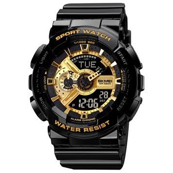 Skmei 1834 Black-Gold 1080-0767 фото