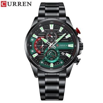 Curren 8415 Black-Green 1008-0320 фото