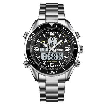 Skmei 1600SIWT Silver-Black-White 1080-0991 фото