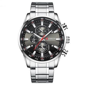 Curren 8351 Silver-Black 1008-0233 фото