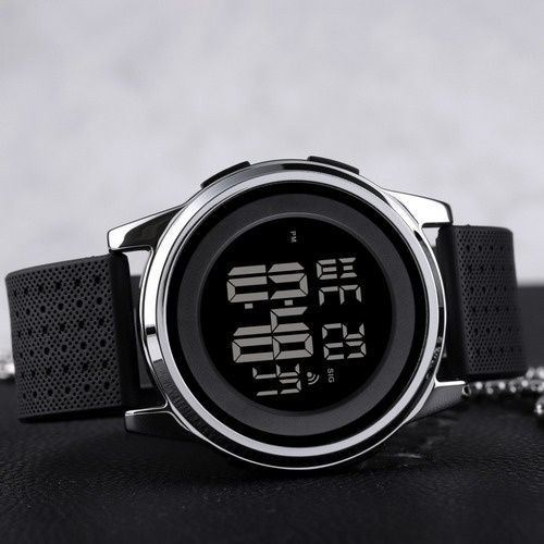 Skmei 1502SI Black-Silver 1080-0667 фото