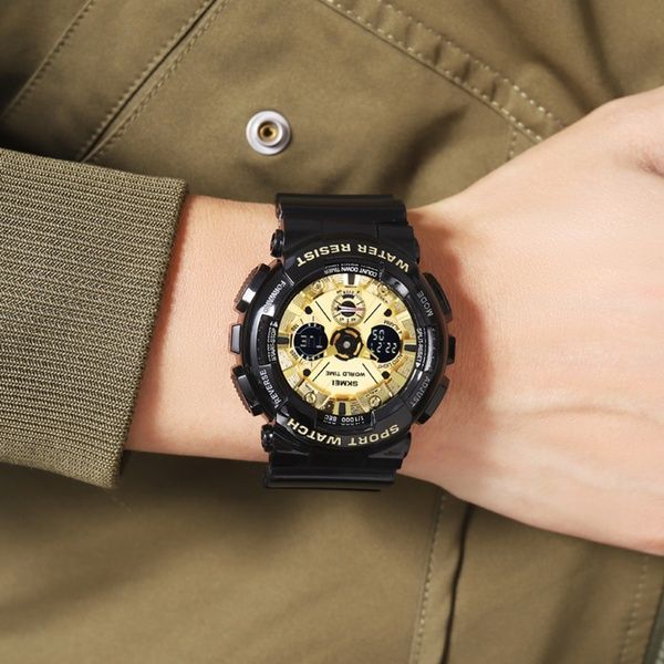 Skmei 2118BKGD Black-Gold 1080-2651 фото