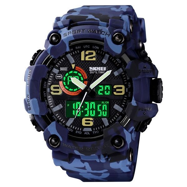Skmei 1520CMBU camo blue 1080-0912 фото
