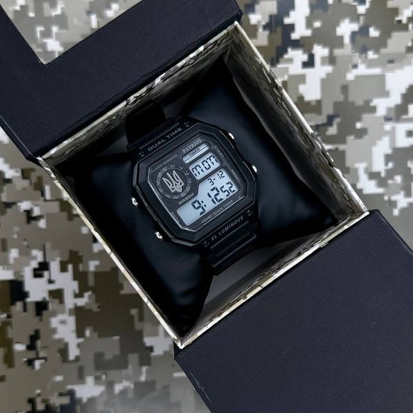 Patriot 010BKUASI Тризуб срібло Чорні + Коробка. 1201-0253 фото