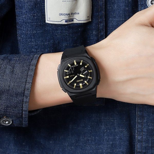 Skmei 2091BKGDBK Black-Gold-Black 1080-2077 фото