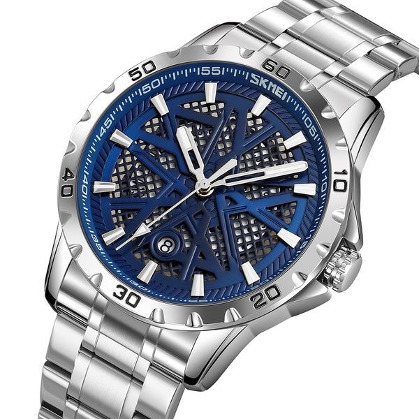 Skmei 9337SIBU Silver-Blue 1080-2566 фото