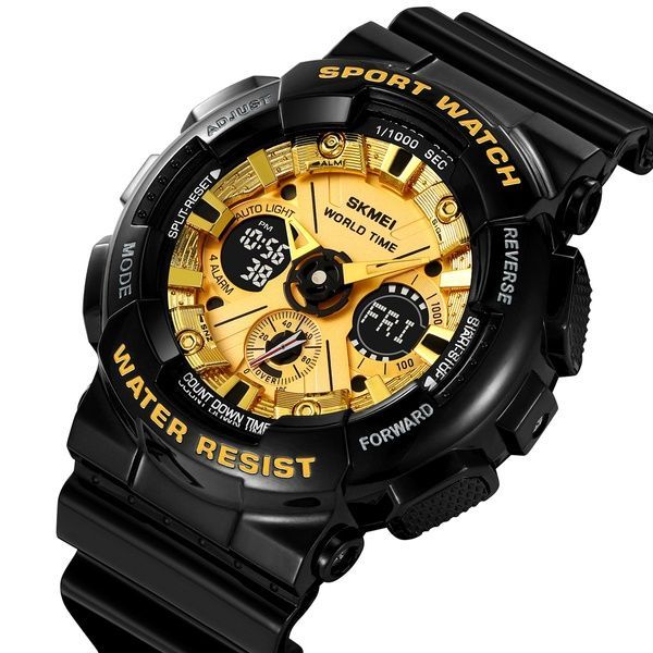 Skmei 2118BKGD Black-Gold 1080-2651 фото