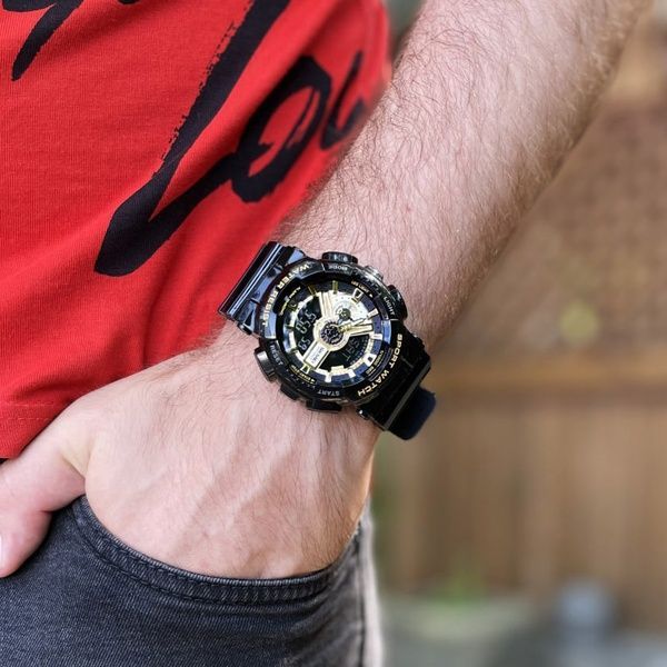 Skmei 1834 Black-Gold 1080-0767 фото