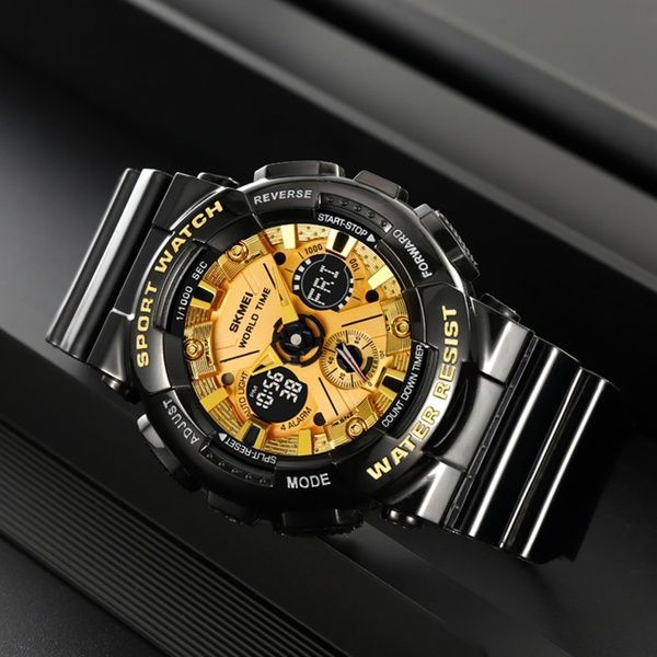 Skmei 2118BKGD Black-Gold 1080-2651 фото
