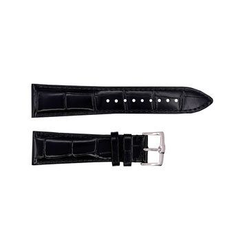 Шкіряний ремінець Premium 16 мм Black 1051-1403 фото