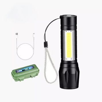Ліхтар Police BL 31 Q5 XPE + COB + Вбудований Аккумулятор + Зарядной кабель + MicroUSB + BOX Ліхтар 3111 фото