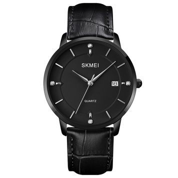 Skmei 1801LBKBK Black-Black Leather 1080-1635 фото