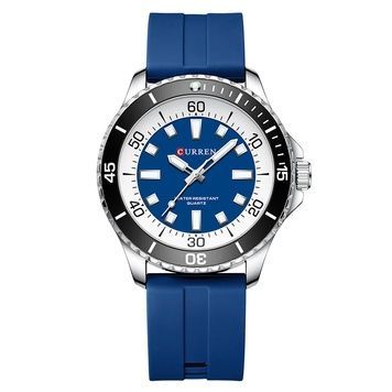 Curren 8448 Silver-Blue 1008-0424 фото