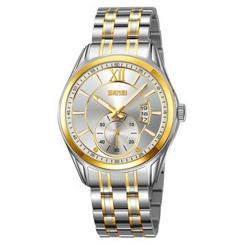 Skmei 9319TGDSI Silver-Gold-Silver 1080-2760 фото