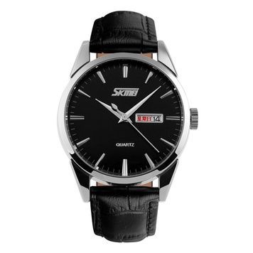 Skmei 9073SIBK-B Silver-Black men SALE 1080-1599 фото