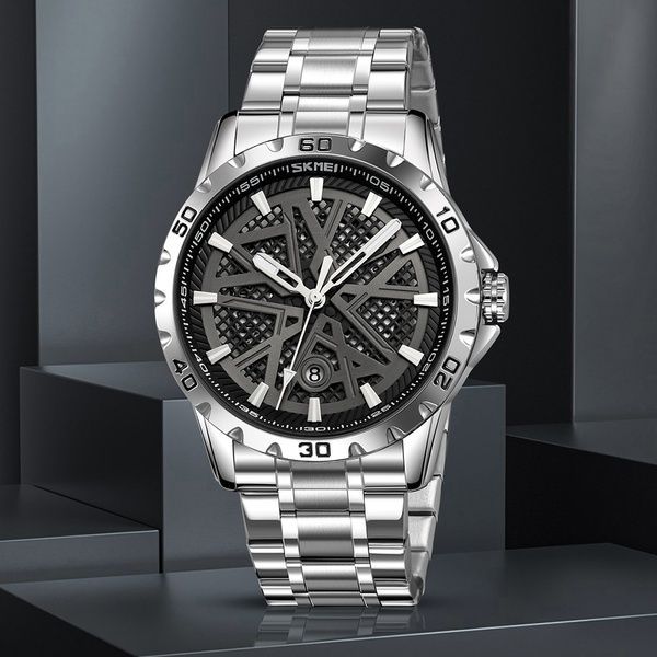 Skmei 9337SIBK Silver-Black 1080-2568 фото