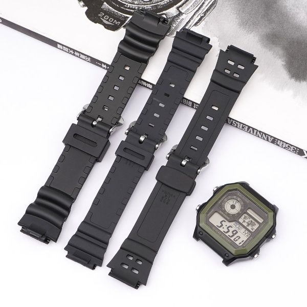 Ремінець для Casio AE-1000W Black Black 1051-1042 фото