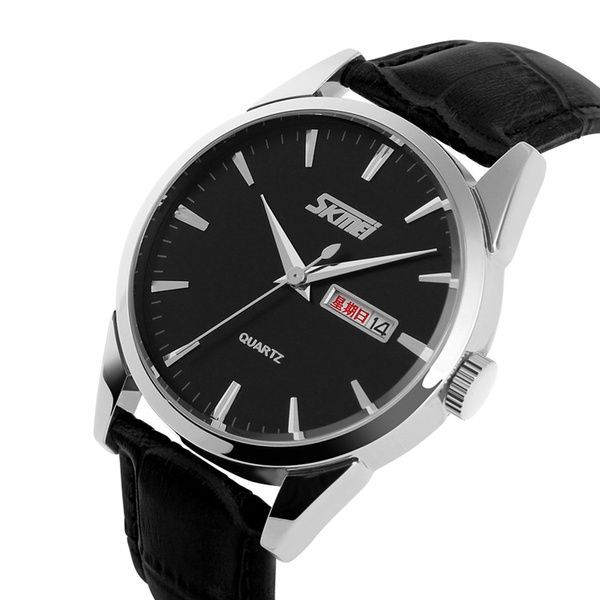 Skmei 9073SIBK-B Silver-Black men SALE 1080-1599 фото