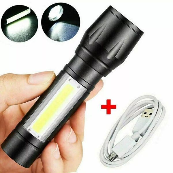 Ліхтар Police BL 31 Q5 XPE + COB + Вбудований Аккумулятор + Зарядной кабель + MicroUSB + BOX Ліхтар 3111 фото