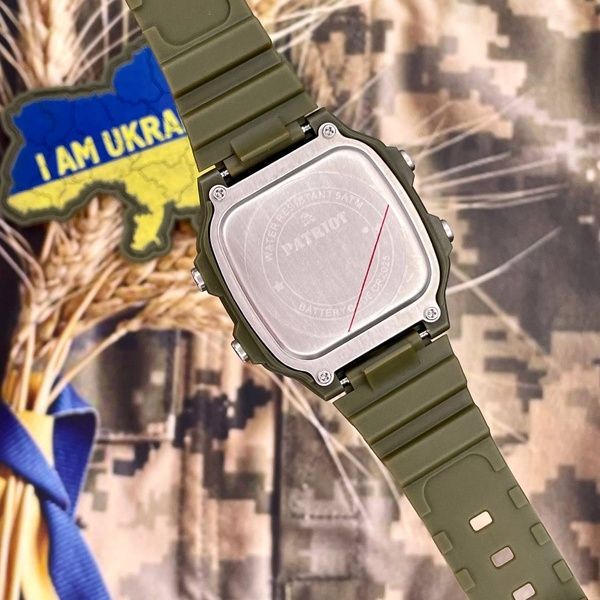 Patriot 010AGUASI Тризуб срібло Зелені + Коробка 1201-0254 фото