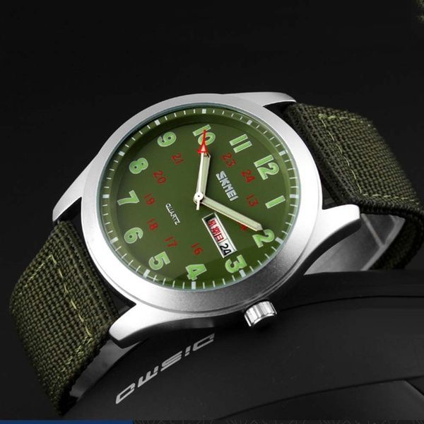 Skmei 9112GN Silver-Green 1080-1054 фото