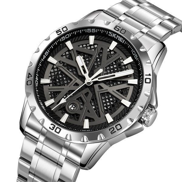 Skmei 9337SIBK Silver-Black 1080-2568 фото