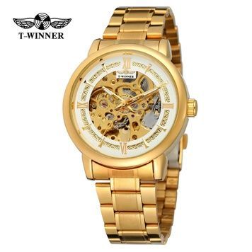 Forsining 8173 Gold-White Steel 1059-0228 фото