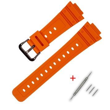 Ремінець для Casio G-Shock DW-5600 B Orange BK 1051-1008 фото