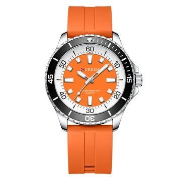 Curren 8448 Silver-Orange 1008-0426 фото