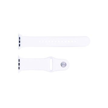 Силіконовий ремінець 42/44/45/49 mm White 1051-0619 фото