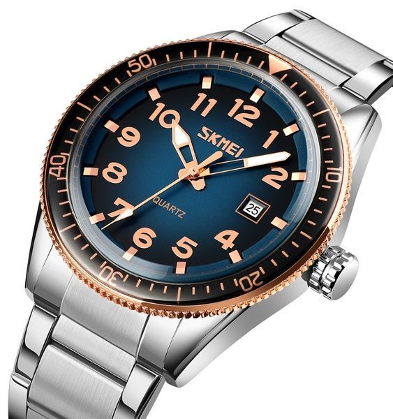 Skmei 9232SRGBU Rose Gold-Blue 1080-2349 фото