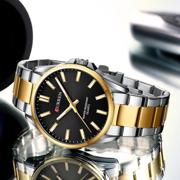 Curren 9090 Silver-Gold-Black 1008-0375 фото