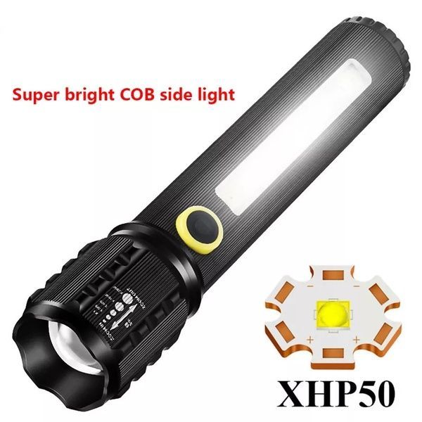 Ручний ліхтар XHP50-72 XHP50+COB 50-72 фото
