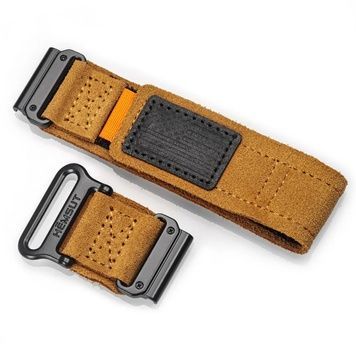 Ремінець для годинника Hemsut HGA143 Suede Leather Garmin Whisky 22 mm 1051-1278 фото