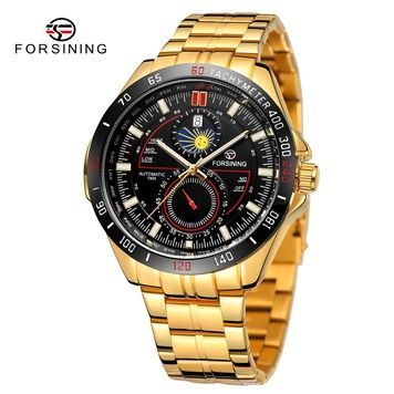 Forsining 8238 Gold-Black Steel 1059-0206 фото