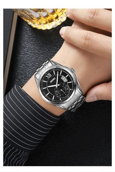 Skmei 9319SIBK Silver-Black 1080-2764 фото