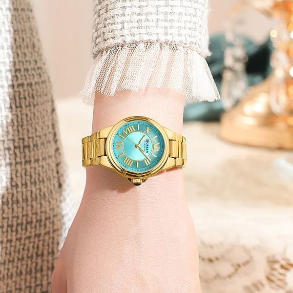 Curren 9091 Gold-Blue 1008-0465 фото