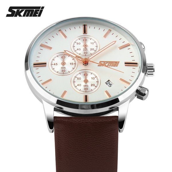 Skmei 9103WTBN White-Brown 1080-1877 фото