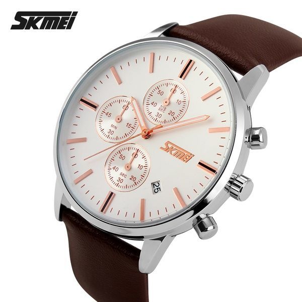 Skmei 9103WTBN White-Brown 1080-1877 фото