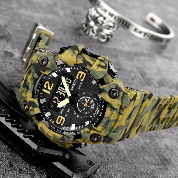 Skmei 1965CMGN camo green. SALE 1080-0922 фото