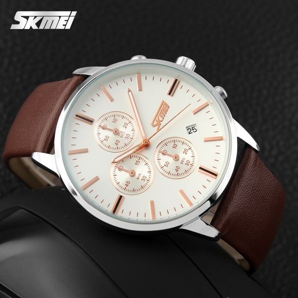 Skmei 9103WTBN White-Brown 1080-1877 фото