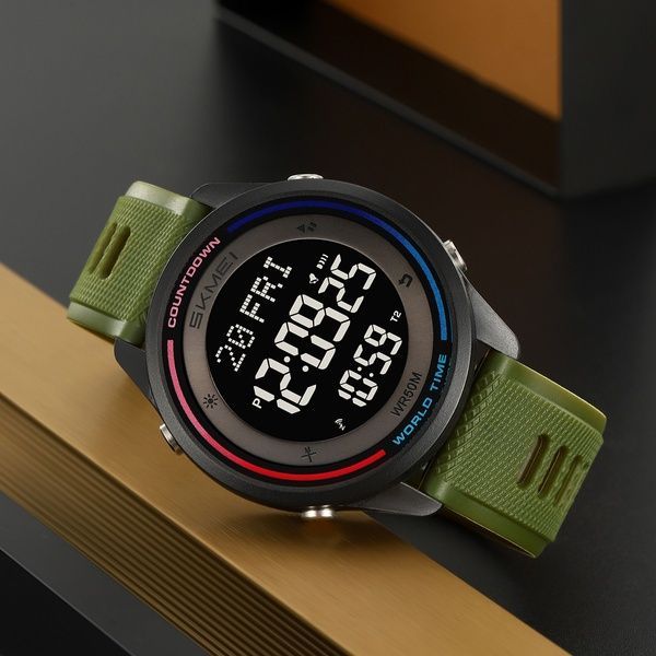 Skmei 2348AG Army Green 1080-2803 фото