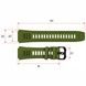 Ремінець для смарт годинника Modfit Titan Army Green 1051-0683 фото 3